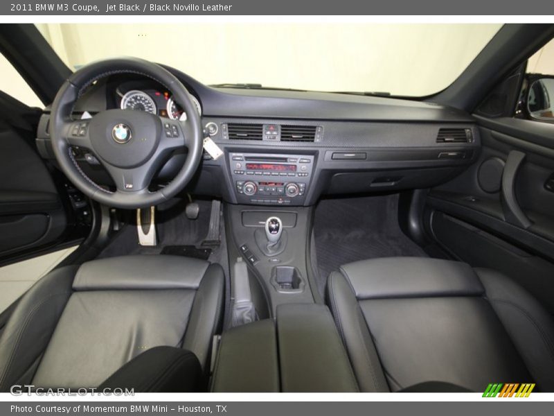 Jet Black / Black Novillo Leather 2011 BMW M3 Coupe