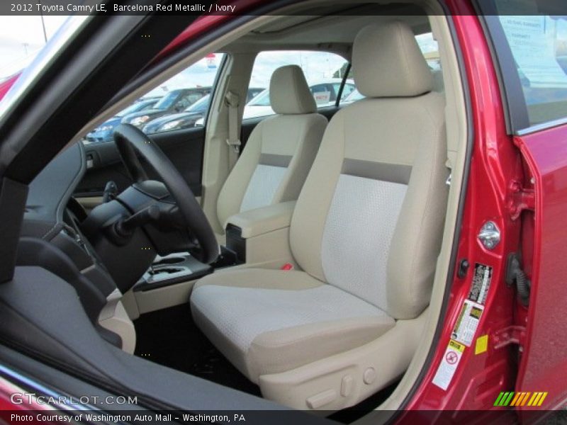 Barcelona Red Metallic / Ivory 2012 Toyota Camry LE