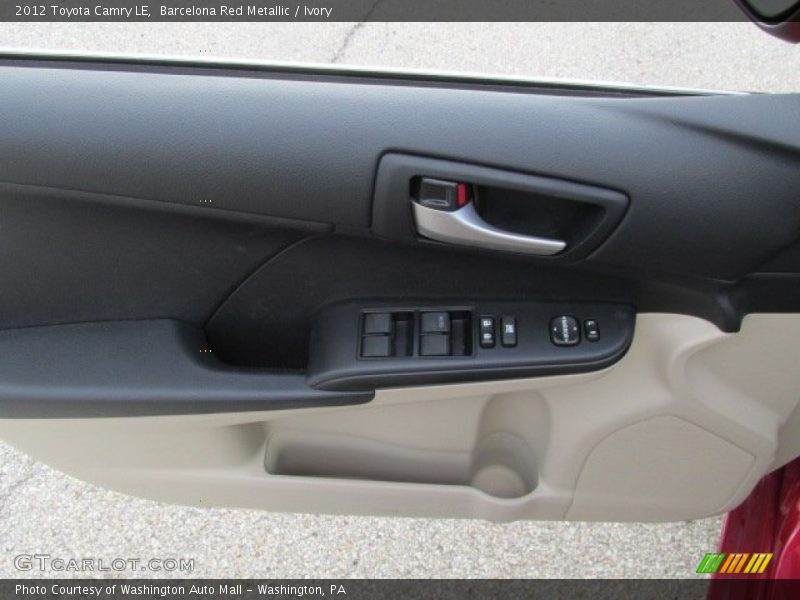 Barcelona Red Metallic / Ivory 2012 Toyota Camry LE