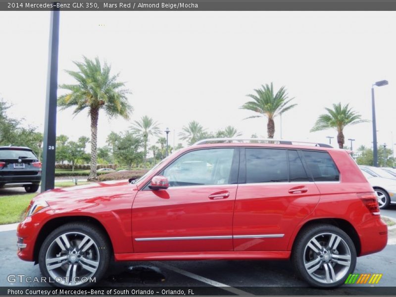 Mars Red / Almond Beige/Mocha 2014 Mercedes-Benz GLK 350