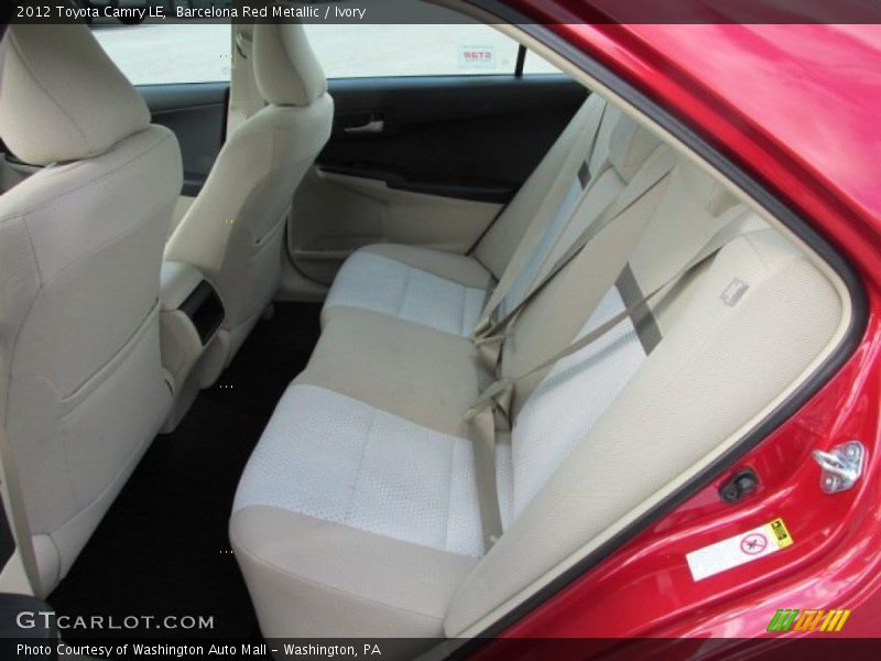 Barcelona Red Metallic / Ivory 2012 Toyota Camry LE