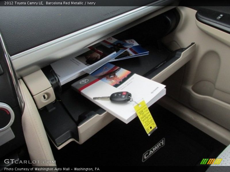 Barcelona Red Metallic / Ivory 2012 Toyota Camry LE