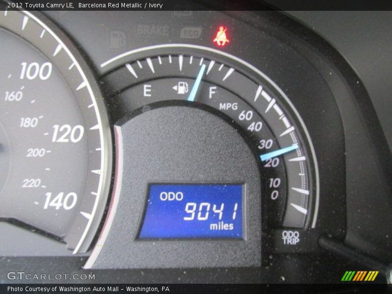 Barcelona Red Metallic / Ivory 2012 Toyota Camry LE