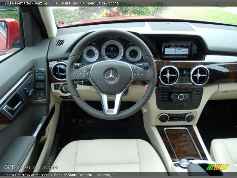 Mars Red / Almond Beige/Mocha 2014 Mercedes-Benz GLK 350