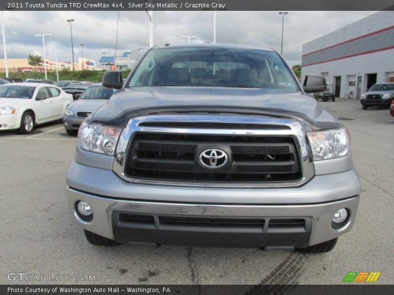 Silver Sky Metallic / Graphite Gray 2011 Toyota Tundra TRD CrewMax 4x4