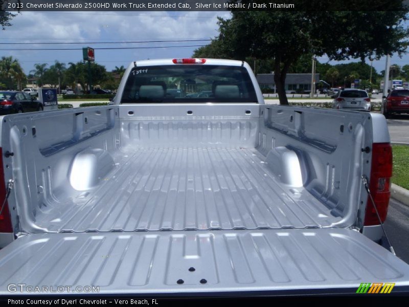 Silver Ice Metallic / Dark Titanium 2013 Chevrolet Silverado 2500HD Work Truck Extended Cab