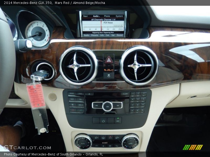 Mars Red / Almond Beige/Mocha 2014 Mercedes-Benz GLK 350