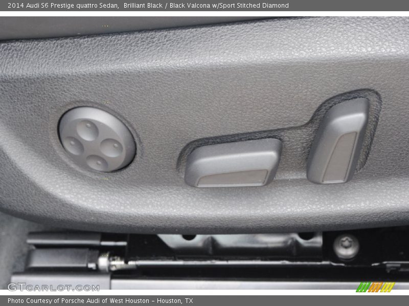Brilliant Black / Black Valcona w/Sport Stitched Diamond 2014 Audi S6 Prestige quattro Sedan