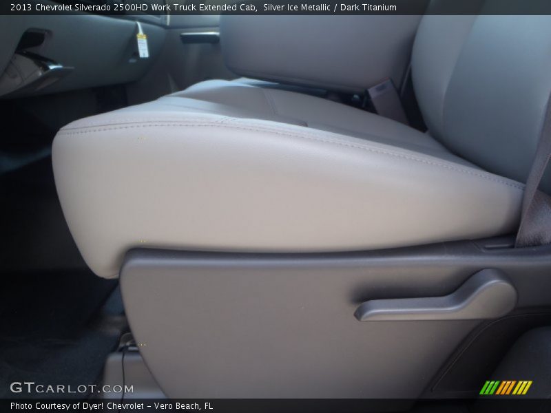 Silver Ice Metallic / Dark Titanium 2013 Chevrolet Silverado 2500HD Work Truck Extended Cab