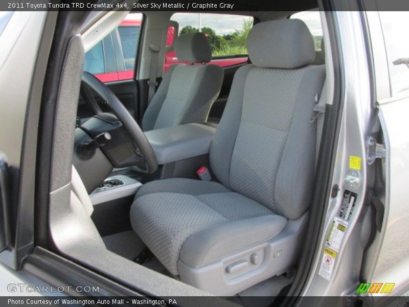 Silver Sky Metallic / Graphite Gray 2011 Toyota Tundra TRD CrewMax 4x4