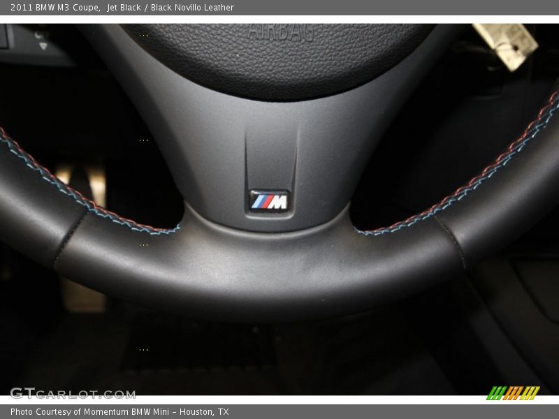 Jet Black / Black Novillo Leather 2011 BMW M3 Coupe