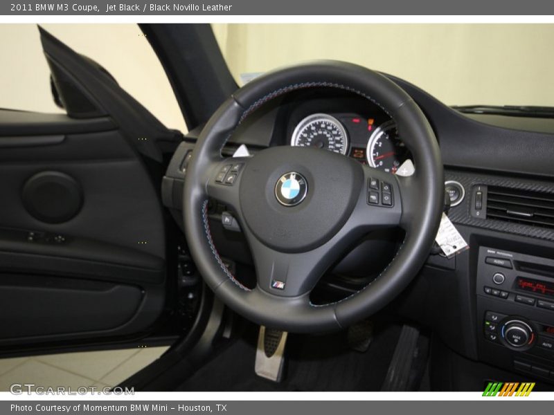 Jet Black / Black Novillo Leather 2011 BMW M3 Coupe