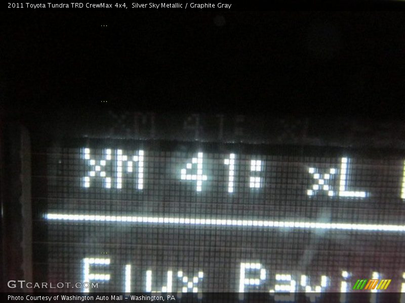 Silver Sky Metallic / Graphite Gray 2011 Toyota Tundra TRD CrewMax 4x4