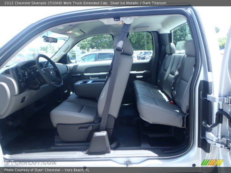 Silver Ice Metallic / Dark Titanium 2013 Chevrolet Silverado 2500HD Work Truck Extended Cab