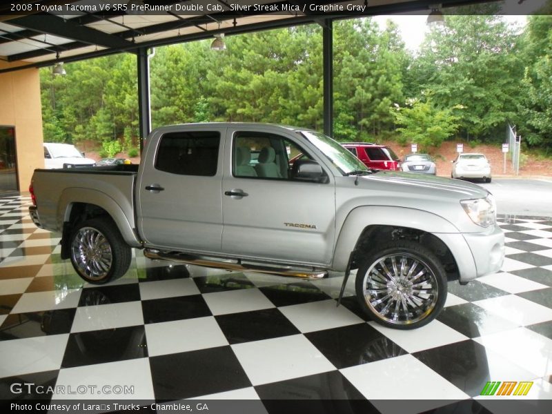 Silver Streak Mica / Graphite Gray 2008 Toyota Tacoma V6 SR5 PreRunner Double Cab