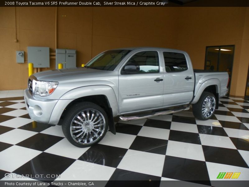 Silver Streak Mica / Graphite Gray 2008 Toyota Tacoma V6 SR5 PreRunner Double Cab