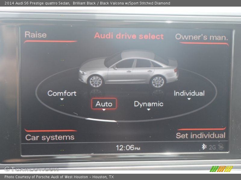 Brilliant Black / Black Valcona w/Sport Stitched Diamond 2014 Audi S6 Prestige quattro Sedan