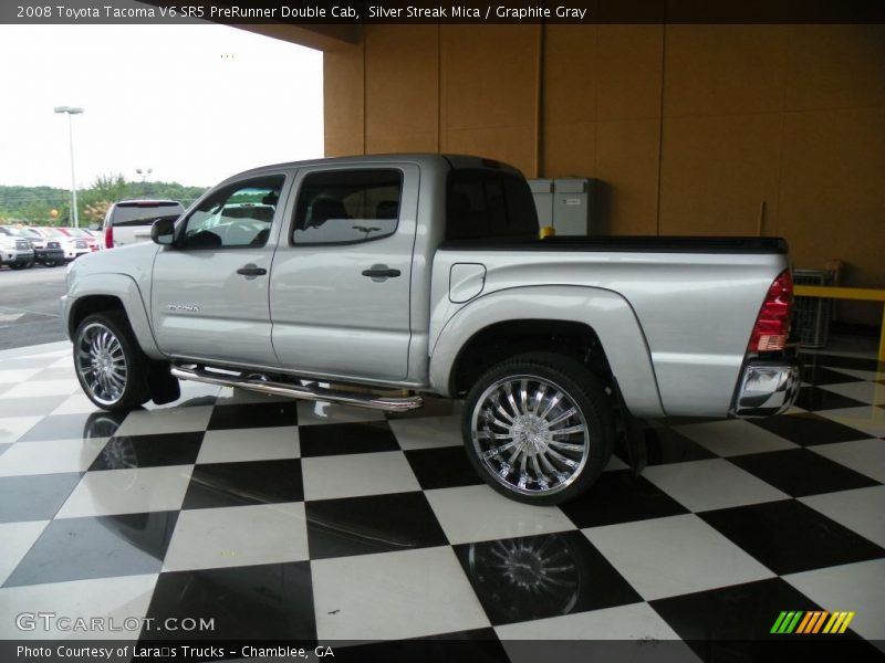 Silver Streak Mica / Graphite Gray 2008 Toyota Tacoma V6 SR5 PreRunner Double Cab