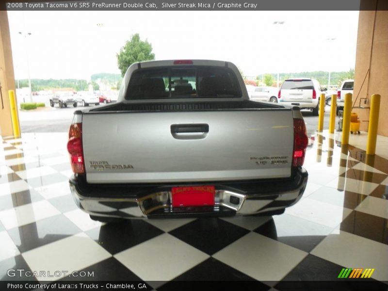 Silver Streak Mica / Graphite Gray 2008 Toyota Tacoma V6 SR5 PreRunner Double Cab