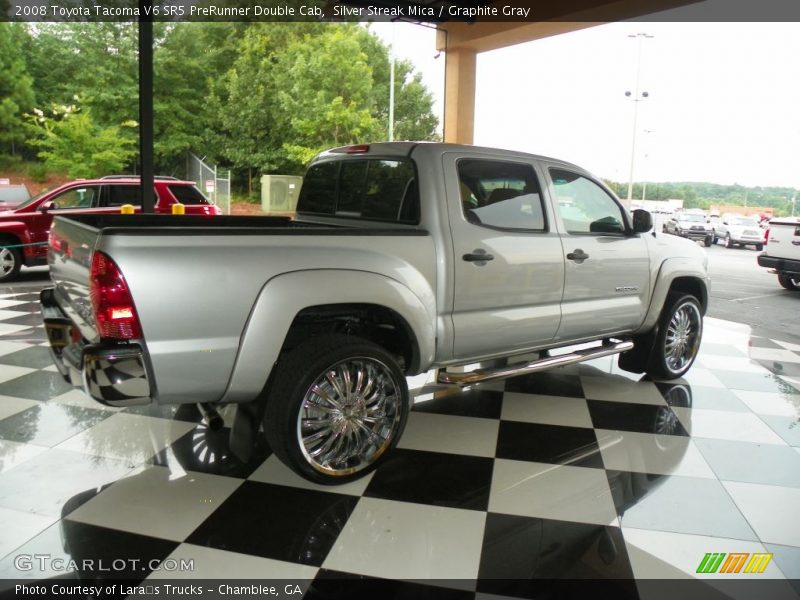 Silver Streak Mica / Graphite Gray 2008 Toyota Tacoma V6 SR5 PreRunner Double Cab