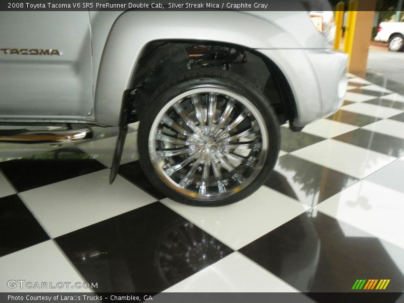 Silver Streak Mica / Graphite Gray 2008 Toyota Tacoma V6 SR5 PreRunner Double Cab