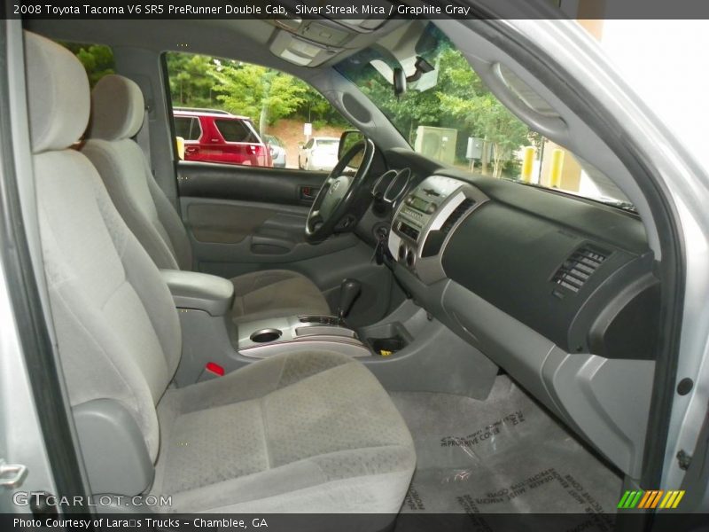 Silver Streak Mica / Graphite Gray 2008 Toyota Tacoma V6 SR5 PreRunner Double Cab