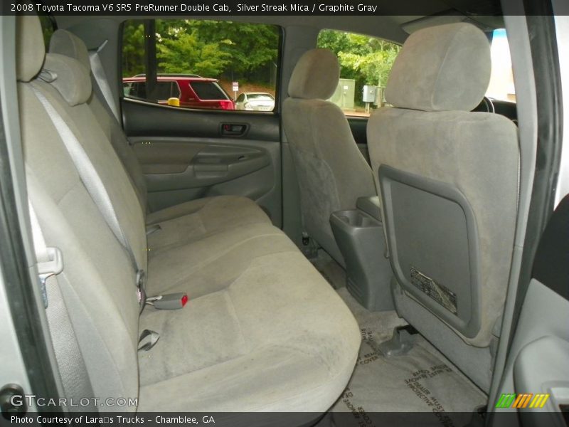 Silver Streak Mica / Graphite Gray 2008 Toyota Tacoma V6 SR5 PreRunner Double Cab