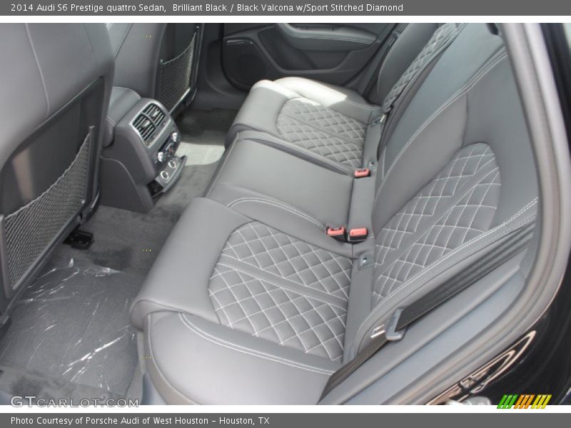 Rear Seat of 2014 S6 Prestige quattro Sedan