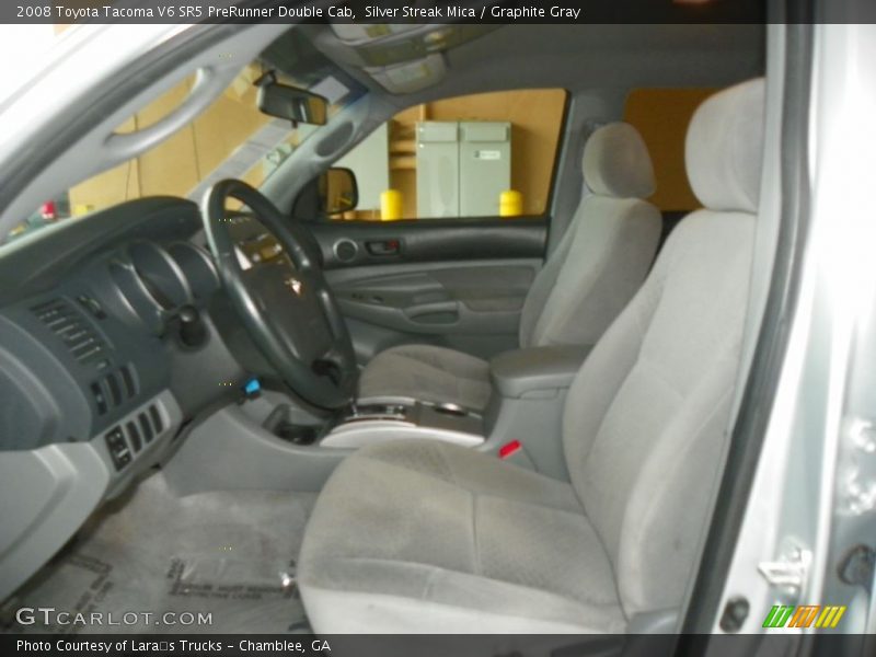 Silver Streak Mica / Graphite Gray 2008 Toyota Tacoma V6 SR5 PreRunner Double Cab