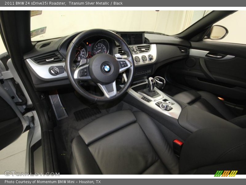 Titanium Silver Metallic / Black 2011 BMW Z4 sDrive35i Roadster