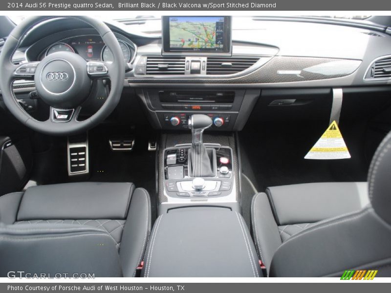Dashboard of 2014 S6 Prestige quattro Sedan