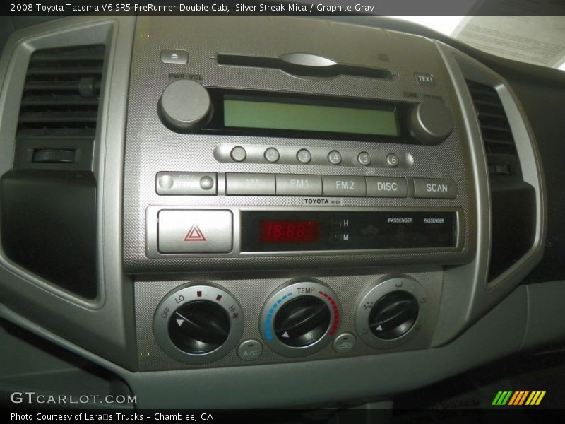 Silver Streak Mica / Graphite Gray 2008 Toyota Tacoma V6 SR5 PreRunner Double Cab