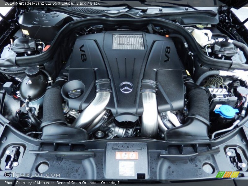 2014 CLS 550 Coupe Engine - 4.6 Liter Twin-Turbocharged DOHC 32-Valve VVT V8