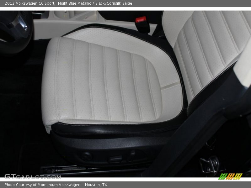 Night Blue Metallic / Black/Cornsilk Beige 2012 Volkswagen CC Sport