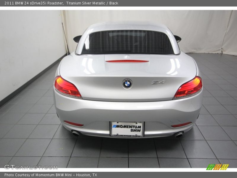 Titanium Silver Metallic / Black 2011 BMW Z4 sDrive35i Roadster