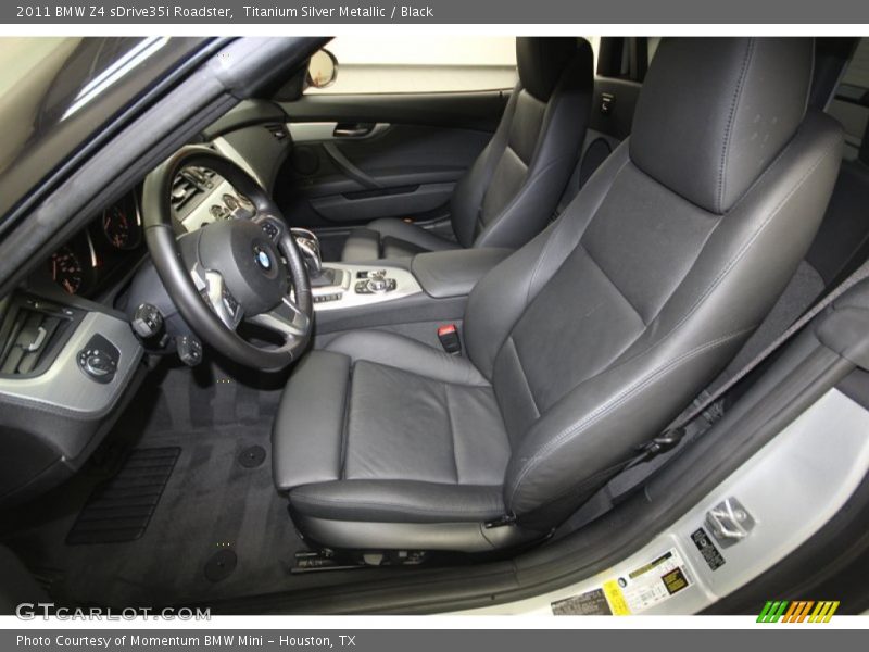 Titanium Silver Metallic / Black 2011 BMW Z4 sDrive35i Roadster