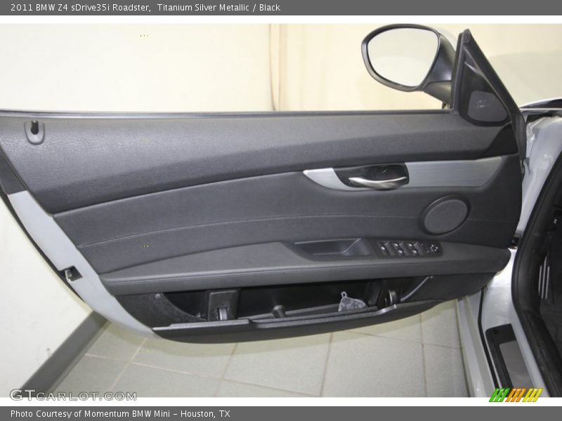 Titanium Silver Metallic / Black 2011 BMW Z4 sDrive35i Roadster