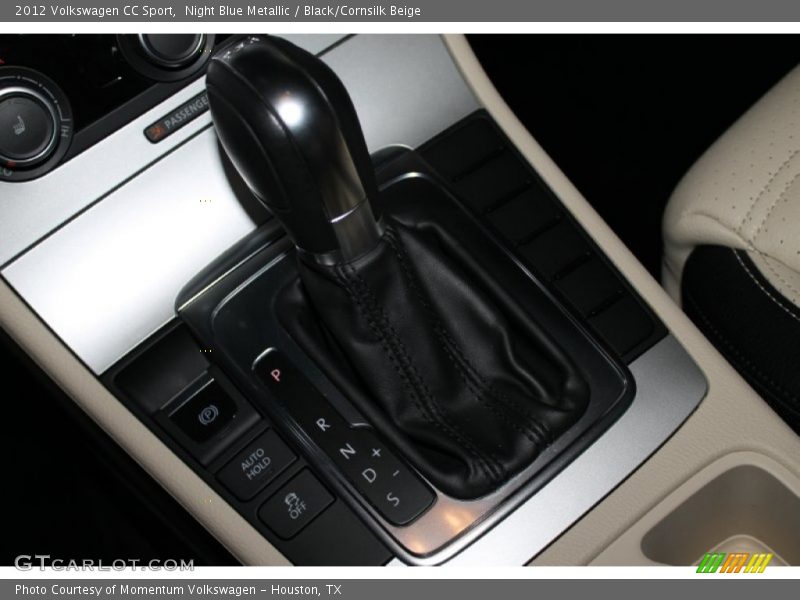 Night Blue Metallic / Black/Cornsilk Beige 2012 Volkswagen CC Sport