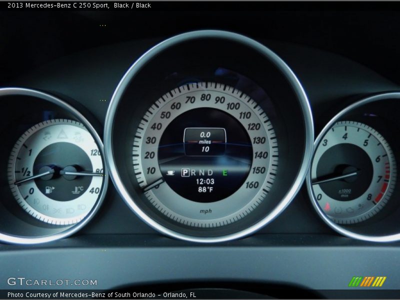 Black / Black 2013 Mercedes-Benz C 250 Sport