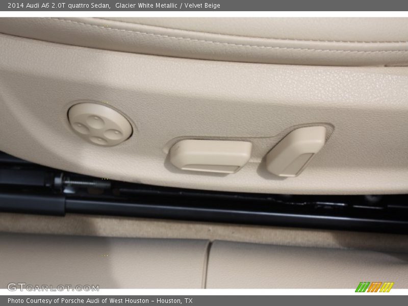 Glacier White Metallic / Velvet Beige 2014 Audi A6 2.0T quattro Sedan
