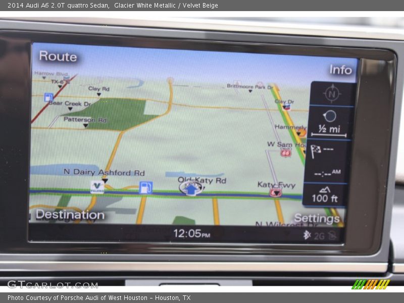 Navigation of 2014 A6 2.0T quattro Sedan