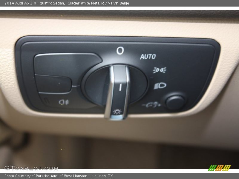 Glacier White Metallic / Velvet Beige 2014 Audi A6 2.0T quattro Sedan