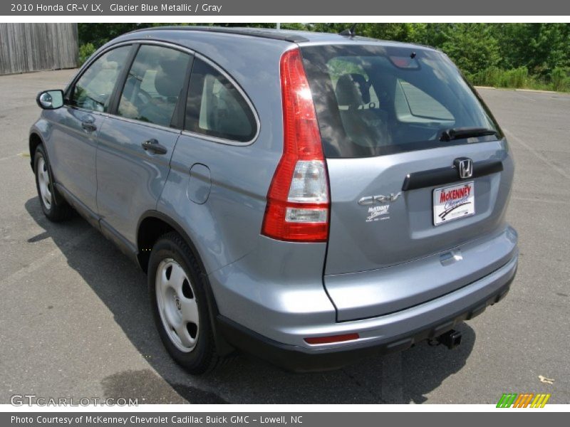 Glacier Blue Metallic / Gray 2010 Honda CR-V LX