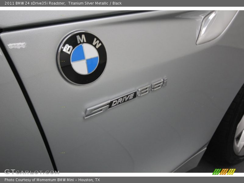 Titanium Silver Metallic / Black 2011 BMW Z4 sDrive35i Roadster
