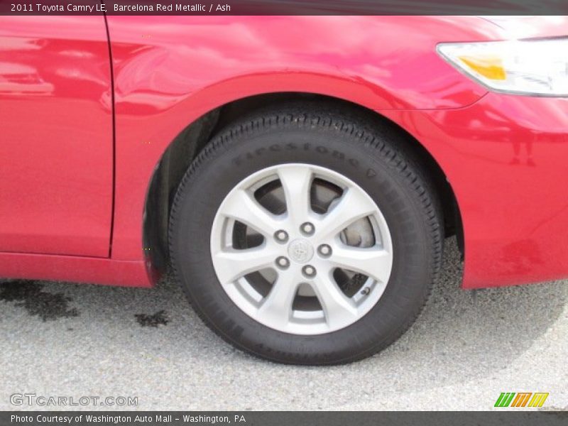 Barcelona Red Metallic / Ash 2011 Toyota Camry LE