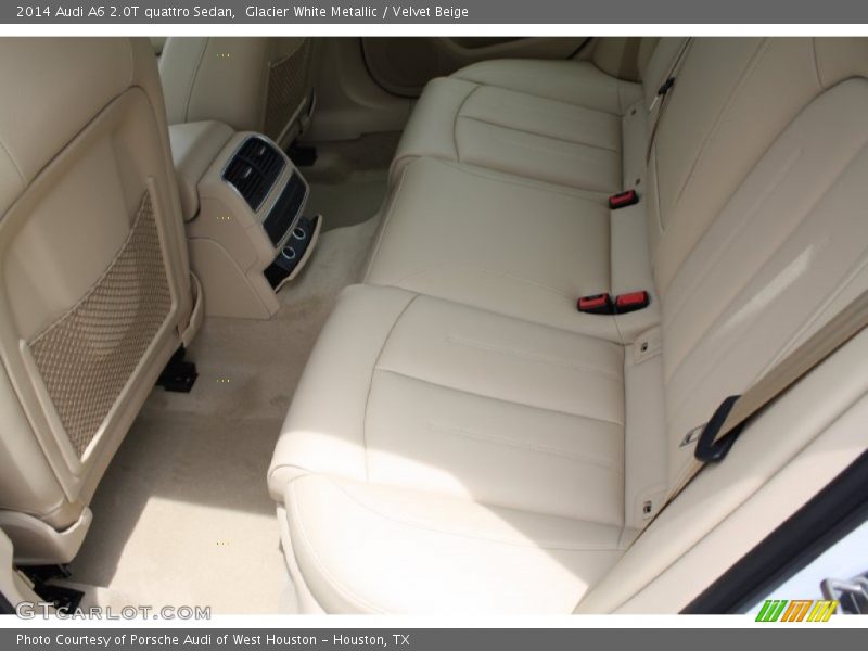 Glacier White Metallic / Velvet Beige 2014 Audi A6 2.0T quattro Sedan