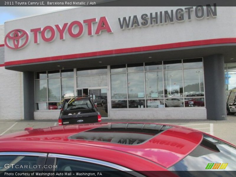 Barcelona Red Metallic / Ash 2011 Toyota Camry LE