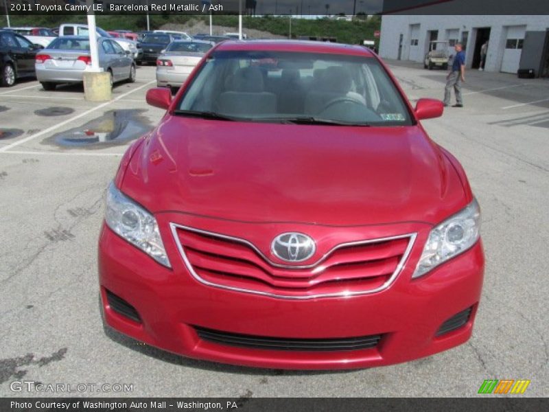 Barcelona Red Metallic / Ash 2011 Toyota Camry LE