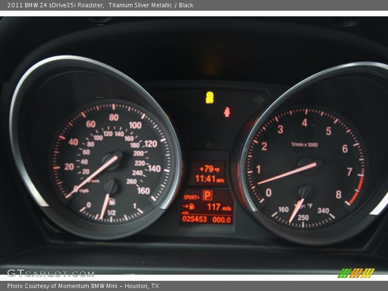 Titanium Silver Metallic / Black 2011 BMW Z4 sDrive35i Roadster