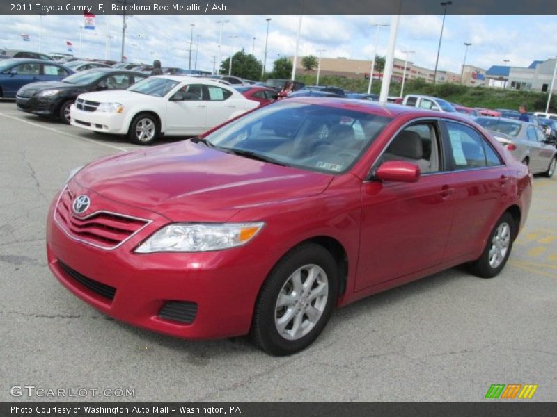 Barcelona Red Metallic / Ash 2011 Toyota Camry LE